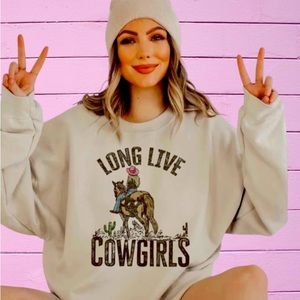 Long live cowgirls sweatshirt western horse shirt